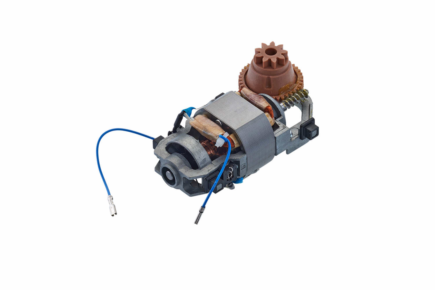 Motor with a brown gear (left-handed operated)