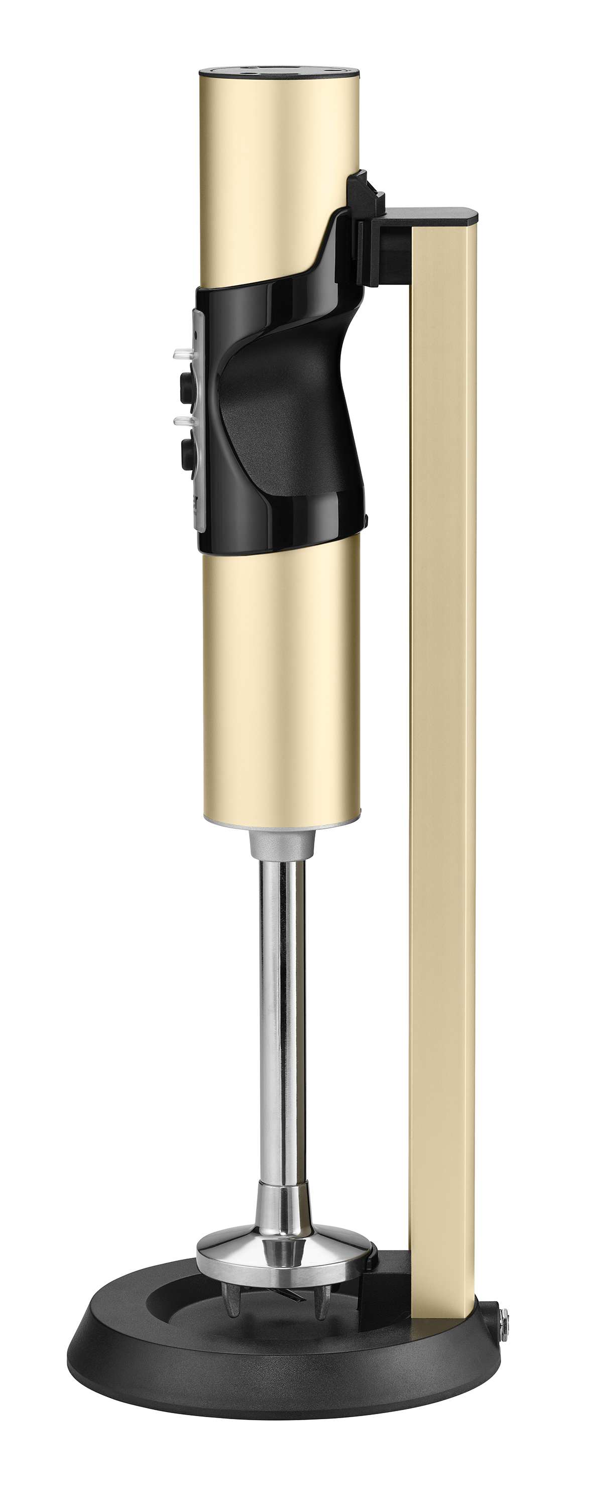 Electric hand blender in light gold