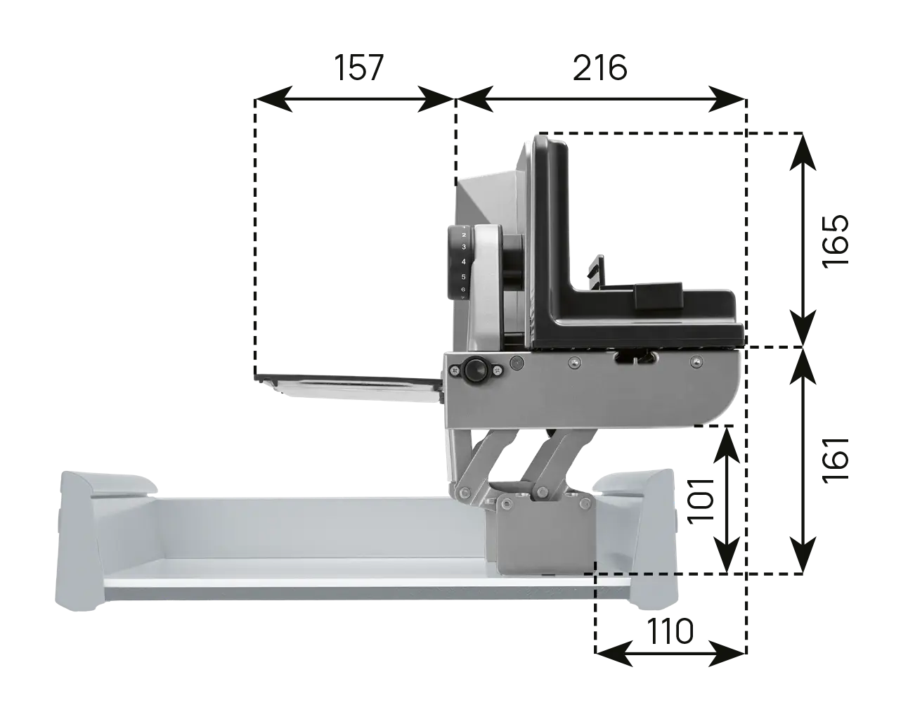 Built-in food slicer BFS 72 SR