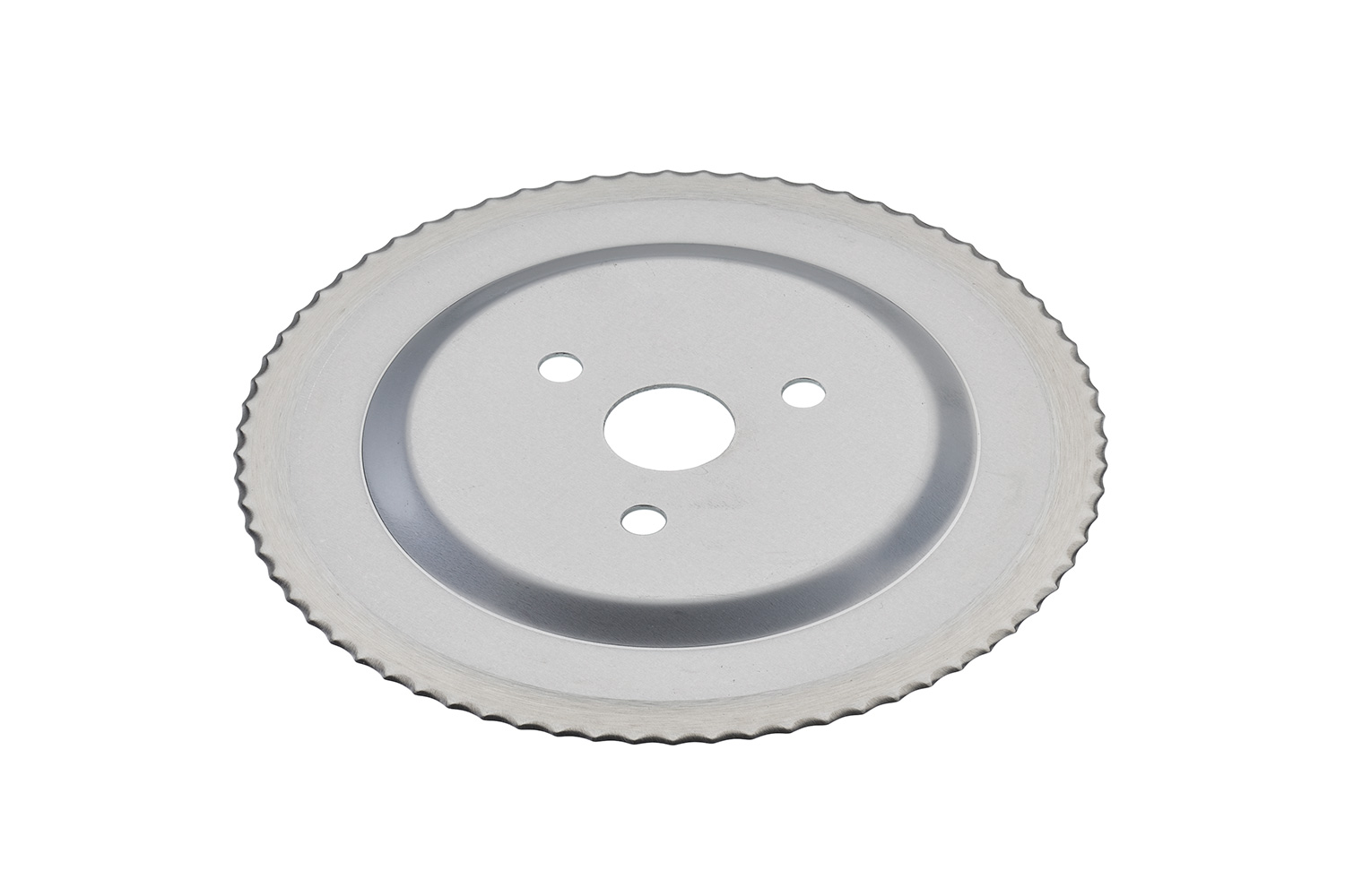 Standard serrated circular blade without a gear