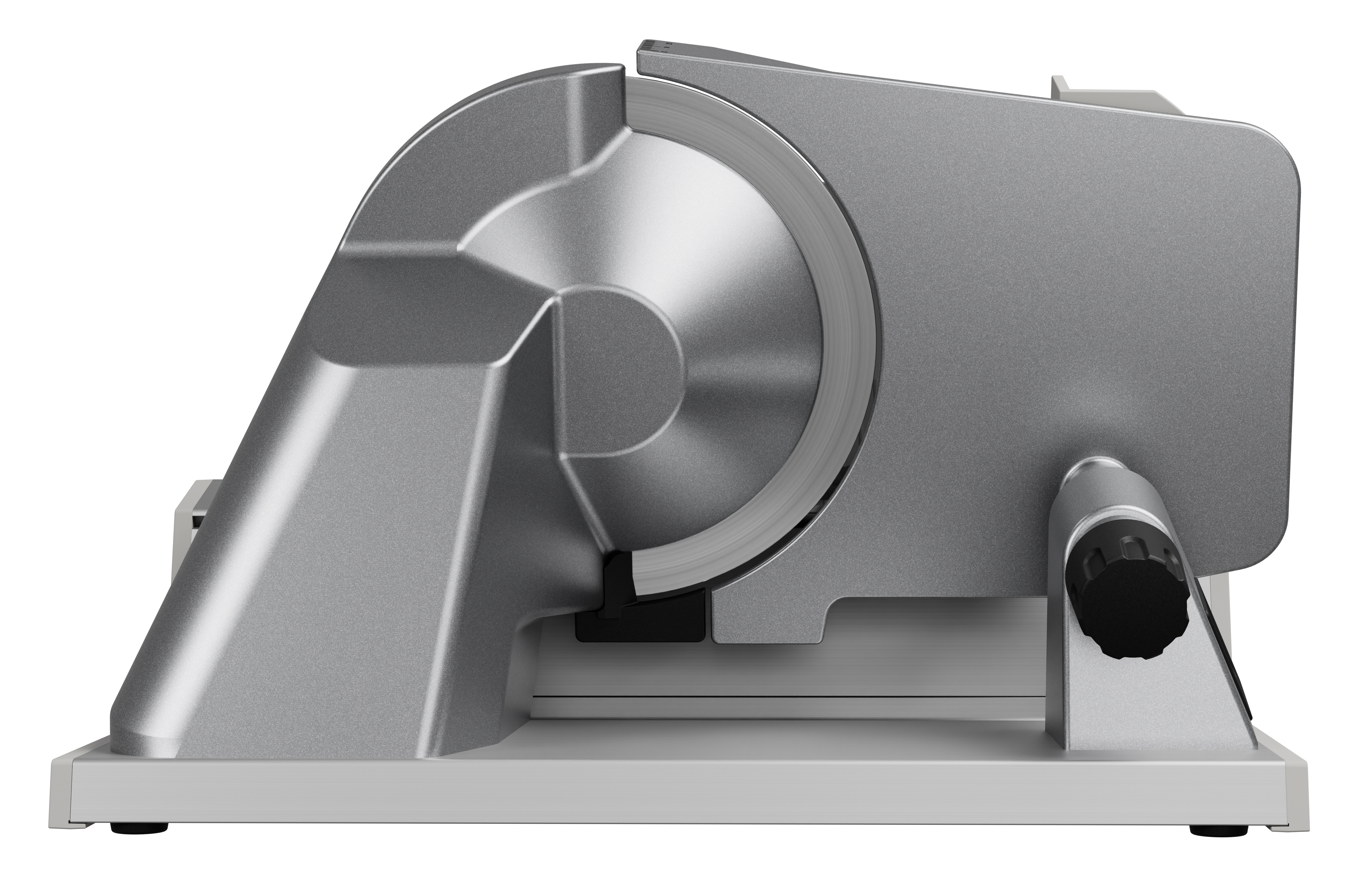 Electric deli slicer in silver Electric deli slicer in silver