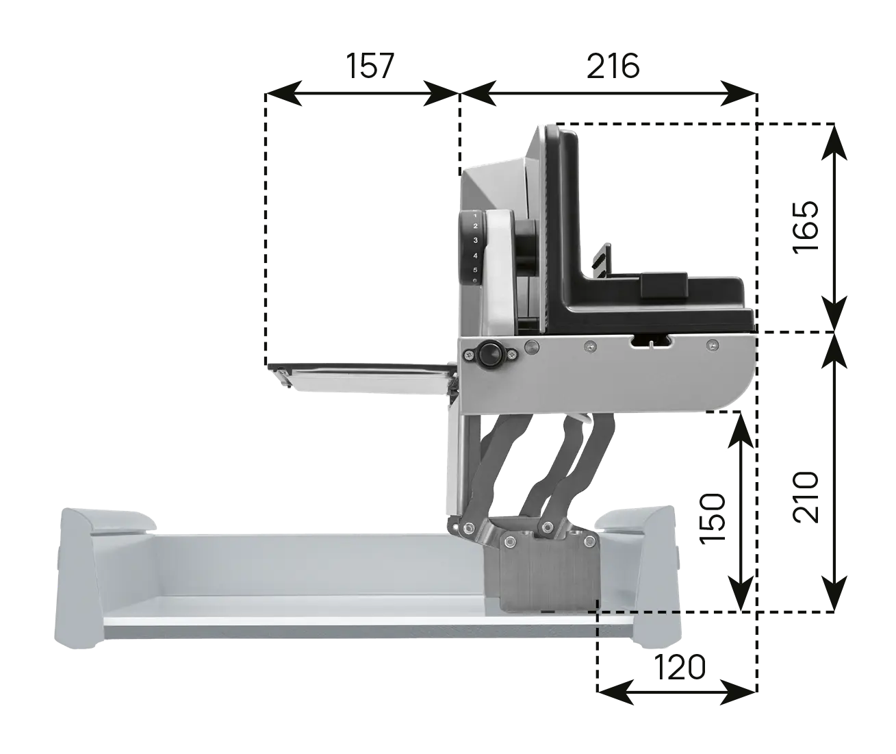 Built-in food slicer BFS 72 SR-H