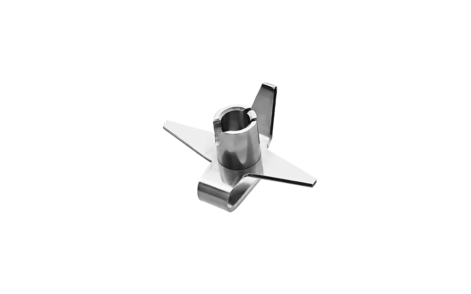 A picture of the universal blade of the hand blender.
