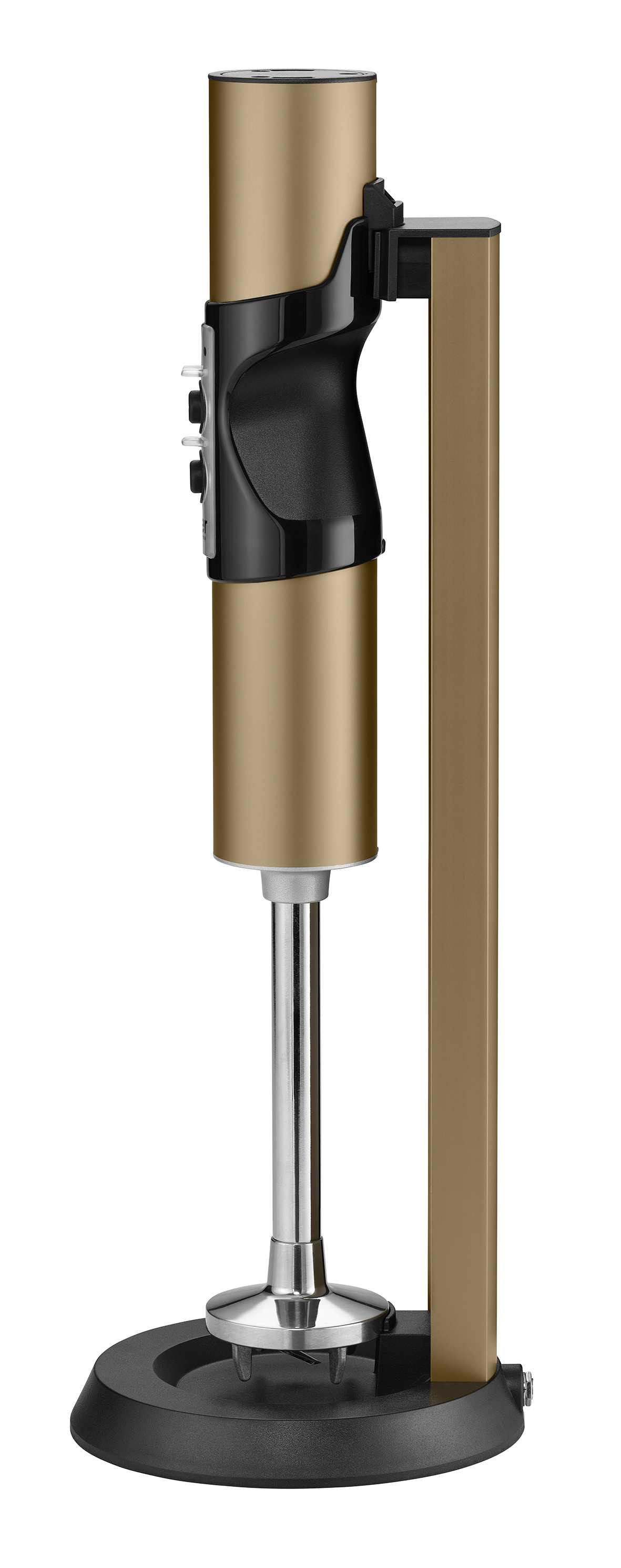 Elektrischer Stabmixer, seitliche Ansicht