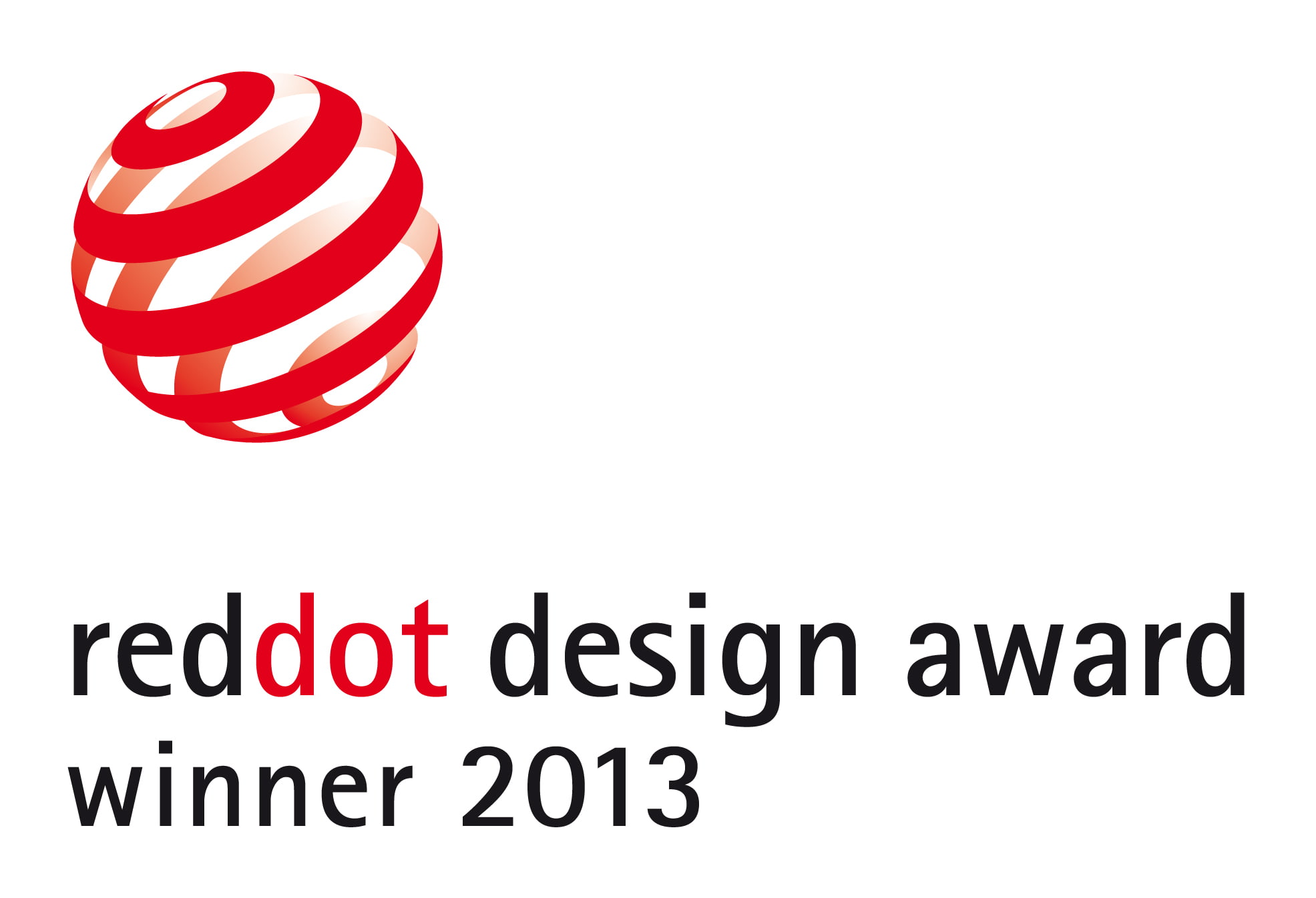 Auszeichnung Auszeichnung für den Gewinner des reddot Design awards 2013