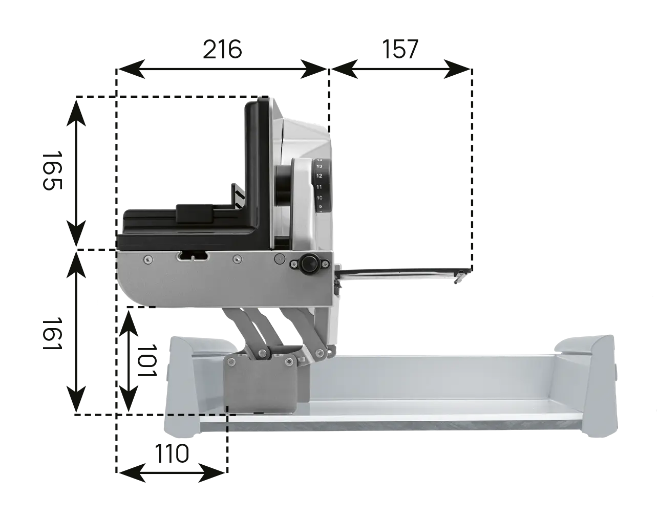 Built-in food slicer BFS 62 SL